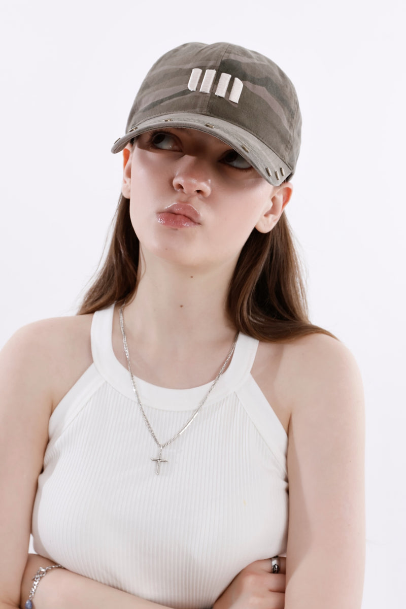 Restock】 Studded Camo Cap (camouflage) – unsually