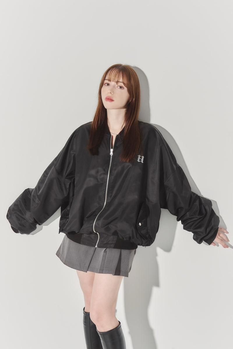 【送料0円】 BIGシルエットブルゾン unsually – ジャケット・アウター