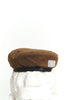 Classic Check Leather Beret