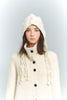 Snow Puff Knit Hood