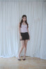Halter Neck Lace Top-pink