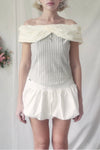 Puff Sleeve Top(stripe)