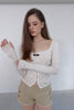 Napoleon Lace Shorts -beige