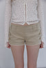 Napoleon Lace Shorts -beige