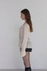 Frill Blouse Top -white