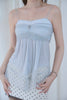Lace Camisole Blouse -dusty blue