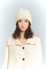 Back-Ribbon Warm Knit Hat