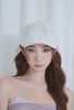 Lace Newsboy Cap -white