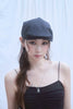 Lace Newsboy Cap-black
