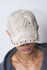 Studded Damaged Cap