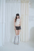 Lace Newsboy Cap-black