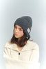 Back-Ribbon Warm Knit Hat