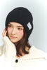 Back-Ribbon Warm Knit Hat