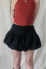 Balloon Mini Skirt(black)
