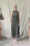Halter Neck Check Dress