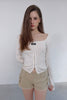 Napoleon Lace Shorts -beige