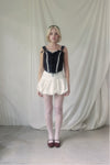 Check Corset Bustier(navy)