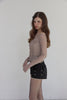 Napoleon Lace Shorts -black