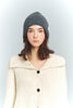 Back-Ribbon Warm Knit Hat