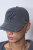 Studded Damaged Cap