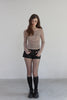 Napoleon Lace Shorts -black