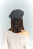 Classic Check Leather Beret