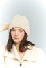 Back-Ribbon Warm Knit Hat
