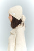 Back-Ribbon Warm Knit Hat