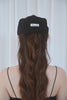 Lace Newsboy Cap-black