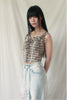Check Corset Bustier(beige)