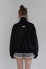 Velour High Neck Jacket -black