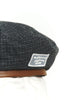 Classic Check Leather Beret