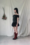 Balloon Mini Skirt(black)