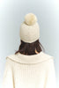 Sparkle Pom Knit Cap