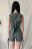 Striped Hooded All-in-One