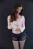 Square Neck Corset Top -pink