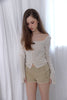 Napoleon Lace Shorts -beige