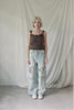 Lace Wide Denim