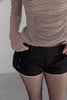 Napoleon Lace Shorts -black