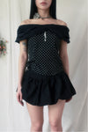 Balloon Mini Skirt(black)