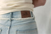 Lace Wide Denim