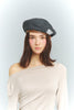 Classic Check Leather Beret
