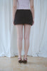 Dot Mini Skirt -black
