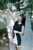 Tweed Frill Dress