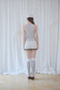 Studded Sleeveless Top -gray