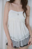 Lace Camisole Blouse -ivory