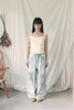 Lace Wide Denim
