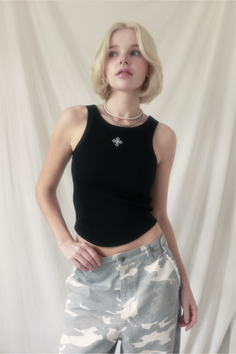 Original Logo Tank Top(black) – unsually