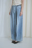 Wide-Leg Studded Denim Jeans (Belt Included)