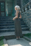 Halter Neck Check Dress